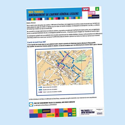 Info chantier Ligne 1 : avenue du Général Leclerc