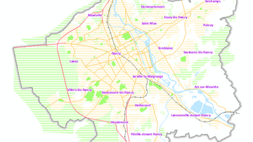 Les 20 communes du Grand Nancy