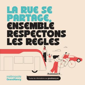 La rue se partage, ensemble respectons les règles