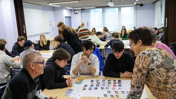 EFAN 2024 - Atelier Jeunes Fresque du numérique à l'environnement et debat mouvant | Association CRISTEEL Europe direct Grand Est 