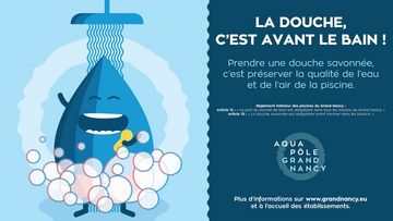 Nouvelle campagne hygiène déployée dans les piscines de l'Aqua Pôle