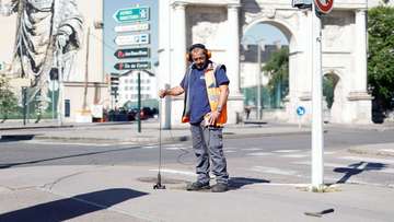 Technicien à la recherche de fuite d'eau Technicien à la recherche de fuite d'eau