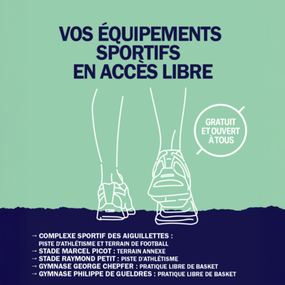 Vos équipements sportifs en accès libre