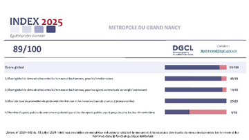 Index égalité professionnel 2025