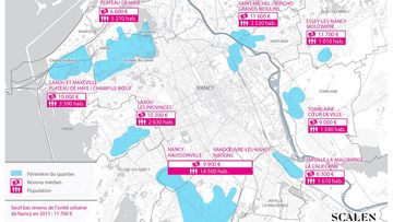 Carte des quartiers et de leurs conseils citoyens