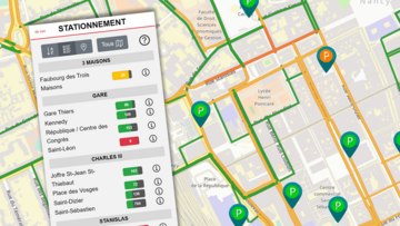 Disponibilité des parking en coeur de ville