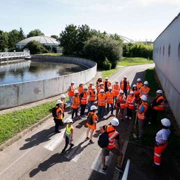 Visite de la STEU de Maxéville Visite de la STEU de Maxéville