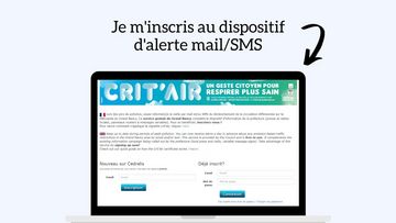 Inscription en ligne au dispositif d'alerte mail/SMS