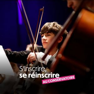 Inscriptions 2025/2026 au Conservatoire
