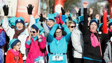 Une course-marche solidaire de 4 km est organisée chaque année en mars 