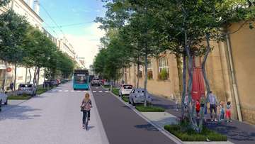 Boulevard Jean Jaurès à Nancy Boulevard Jean Jaurès à Nancy