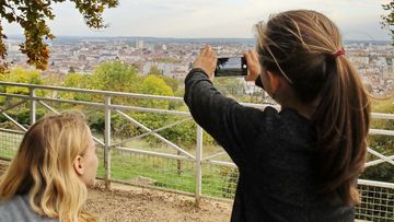 Panorama depuis le parc de la Cure d'air à Nancy Panorama depuis le parc de la Cure d'air à Nancy